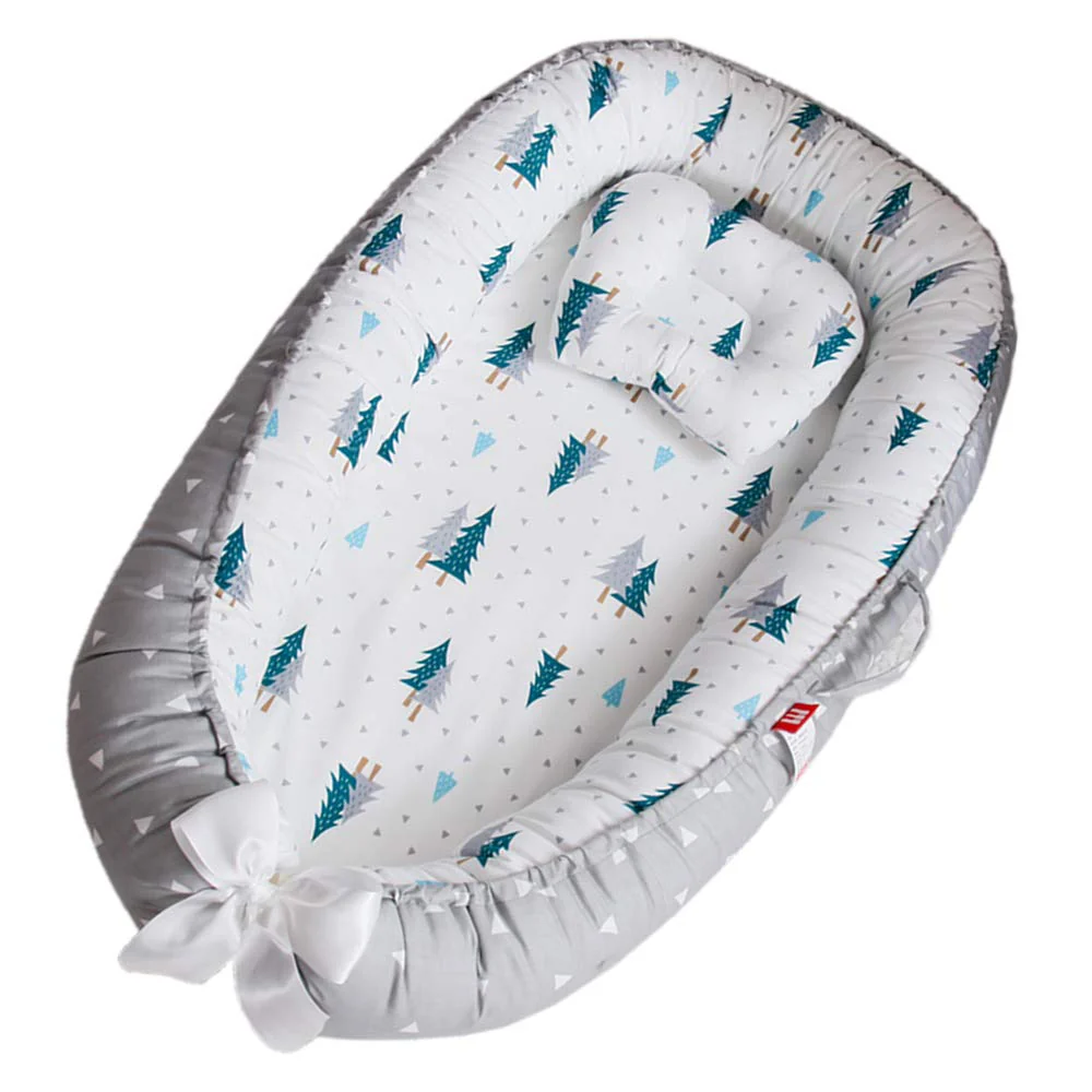 Baby Nest, Baby Lounger, Baby bed for Infant & Newborn Babies, 100% cotton - Cuteably - Image 23