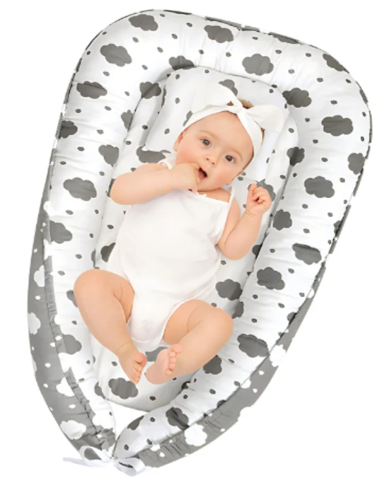 Baby Nest, Baby Lounger, Baby bed for Infant & Newborn Babies, 100% cotton - Cuteably - Image 26
