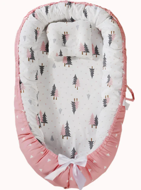 Baby Nest, Baby Lounger, Baby bed for Infant & Newborn Babies, 100% cotton - Cuteably - Image 27