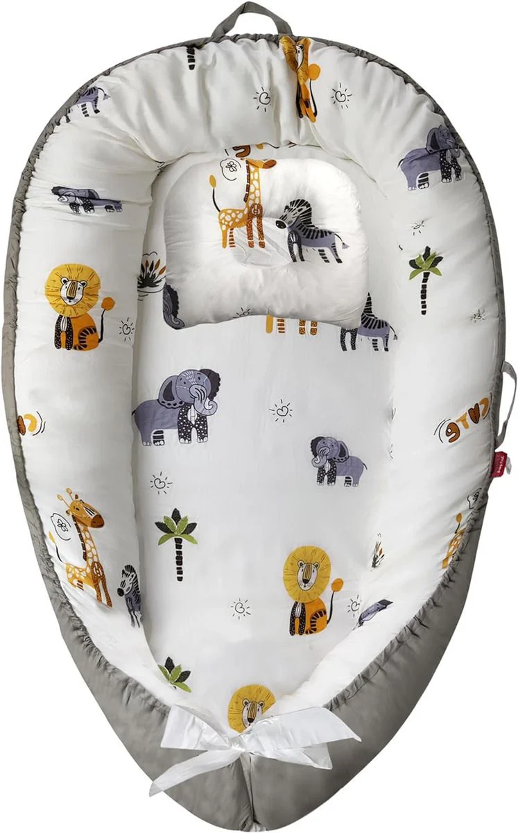 Baby Nest, Baby Lounger, Baby bed for Infant & Newborn Babies, 100% cotton - Cuteably - Image 33