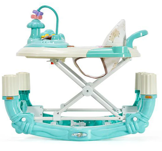 Baby Walker With Handle - Green - Image 3