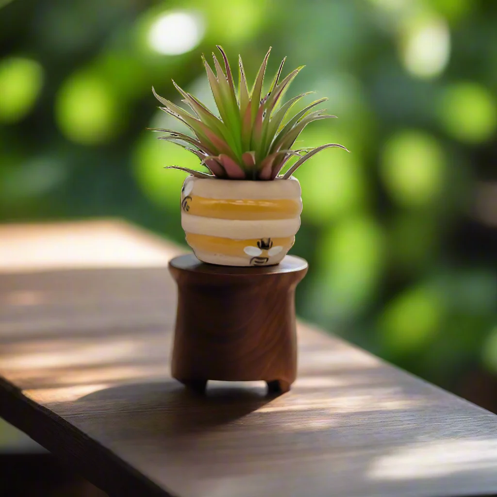 Bee Ceramic Planter Pot Medium - Image 8