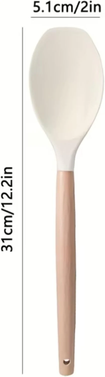 ACCENT SILICONE SPOON SPATULA 32X6.7CM 2 ASST - Image 4