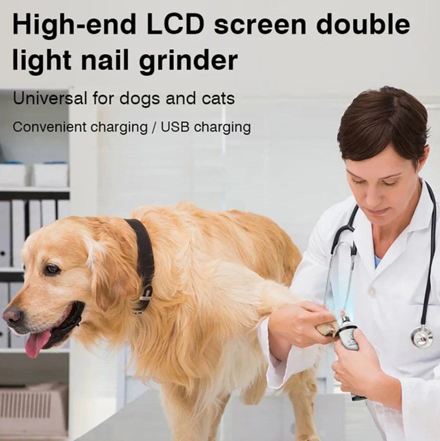 BLISS Pet Nail Grinder – 2-Speed Rechargeable Electric Nail Trimmer for Dogs & Cats - Image 6