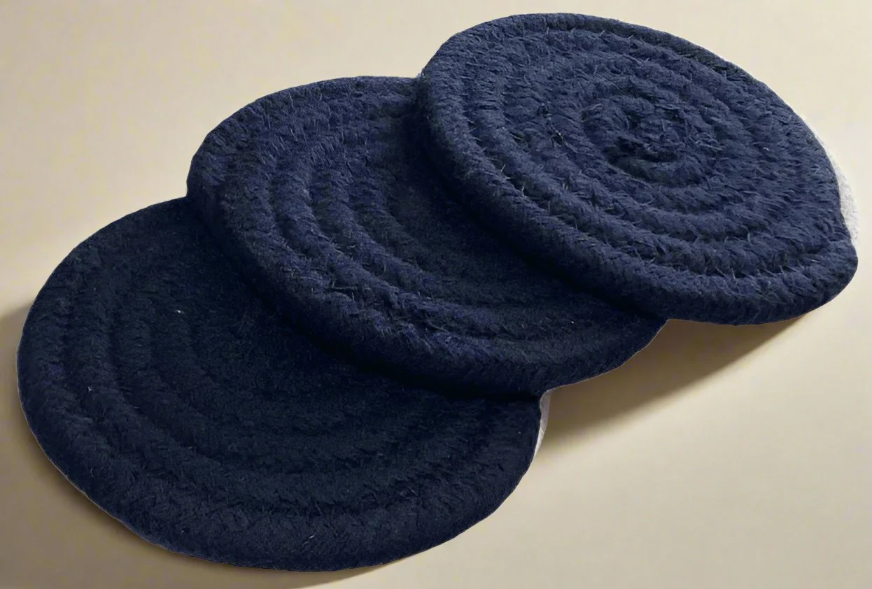 Handmade Braided Drink Coasters - Image 16