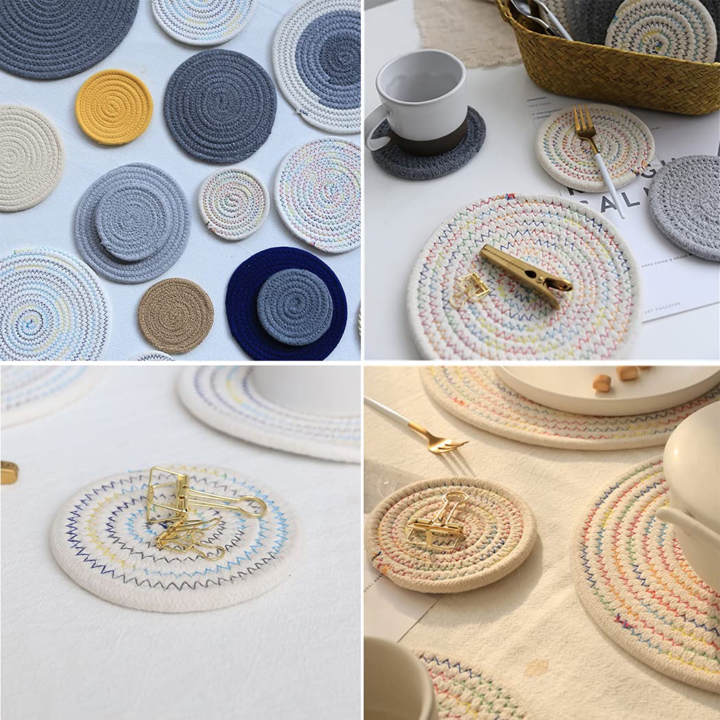 Handmade Braided Drink Coasters - Image 26