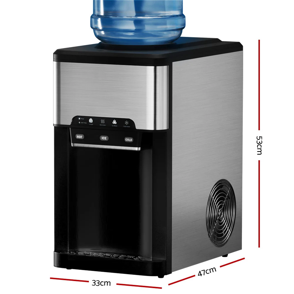 Devanti 20kg Ice Maker Machine with Water Dipenser - Image 2