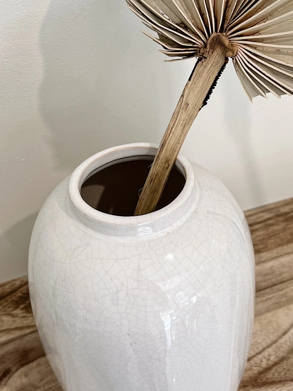 Edie Ceramic White Vase - Image 3