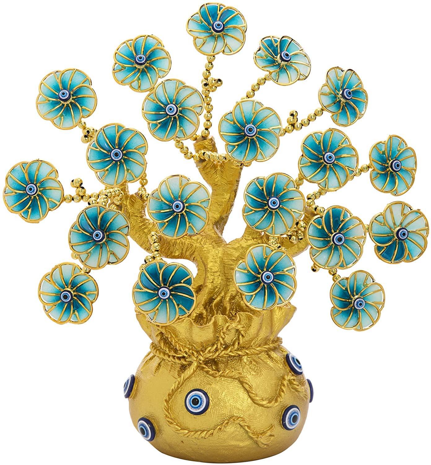 Turkish Evil Eye Feng Shui Tree – Handmade Protection & Prosperity Home Decor - Image 6