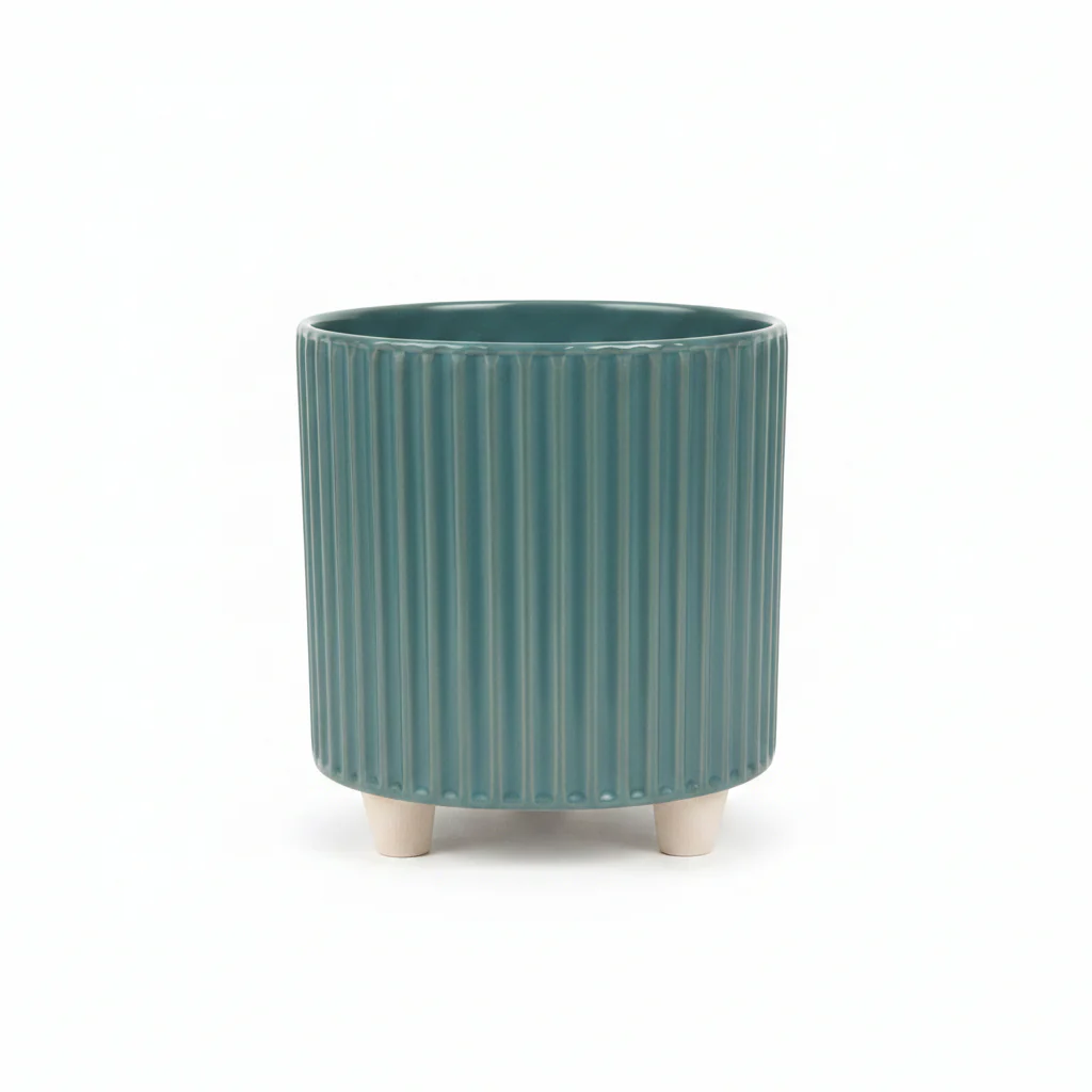 Fraser Ceramic Pot with Feet - Image 4