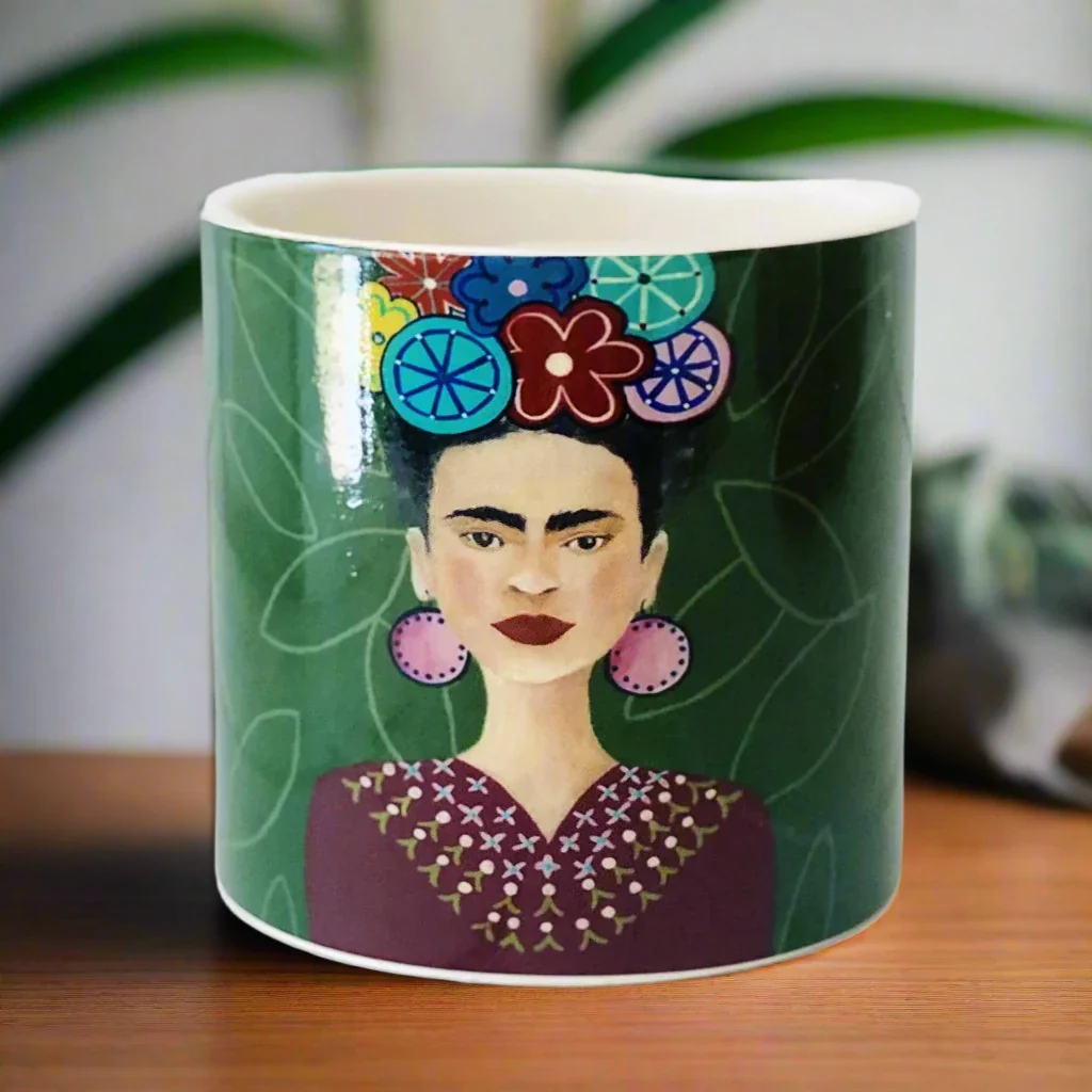 Frida Kahlo Ceramic Pots-Small - Image 2