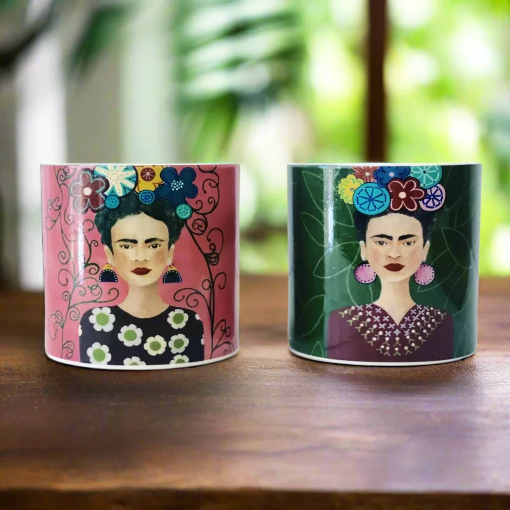 Frida Kahlo Ceramic Pots-Small - Image 4