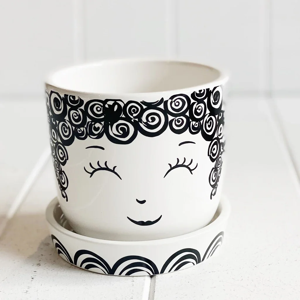 Hipster Face Pots-Large - Image 3