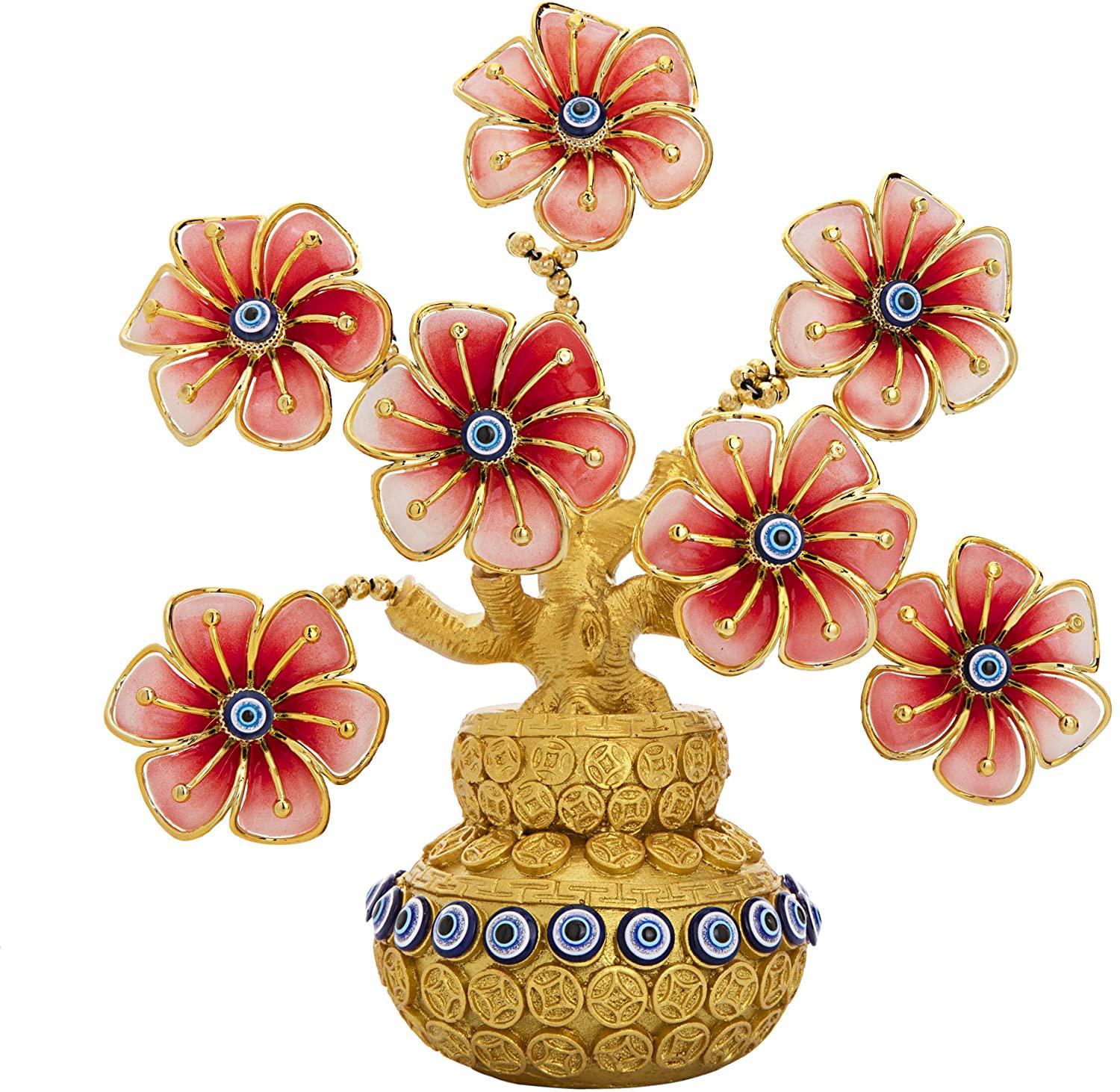 Turkish Lucky Evil Eye Feng Shui Tree – Handmade Home Decor