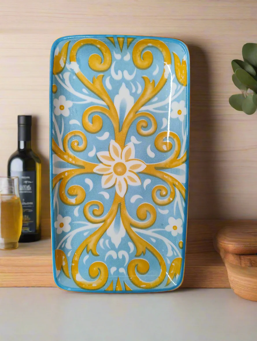 Moroccan Style Rectangle Platter - 20.5 cm - Image 3