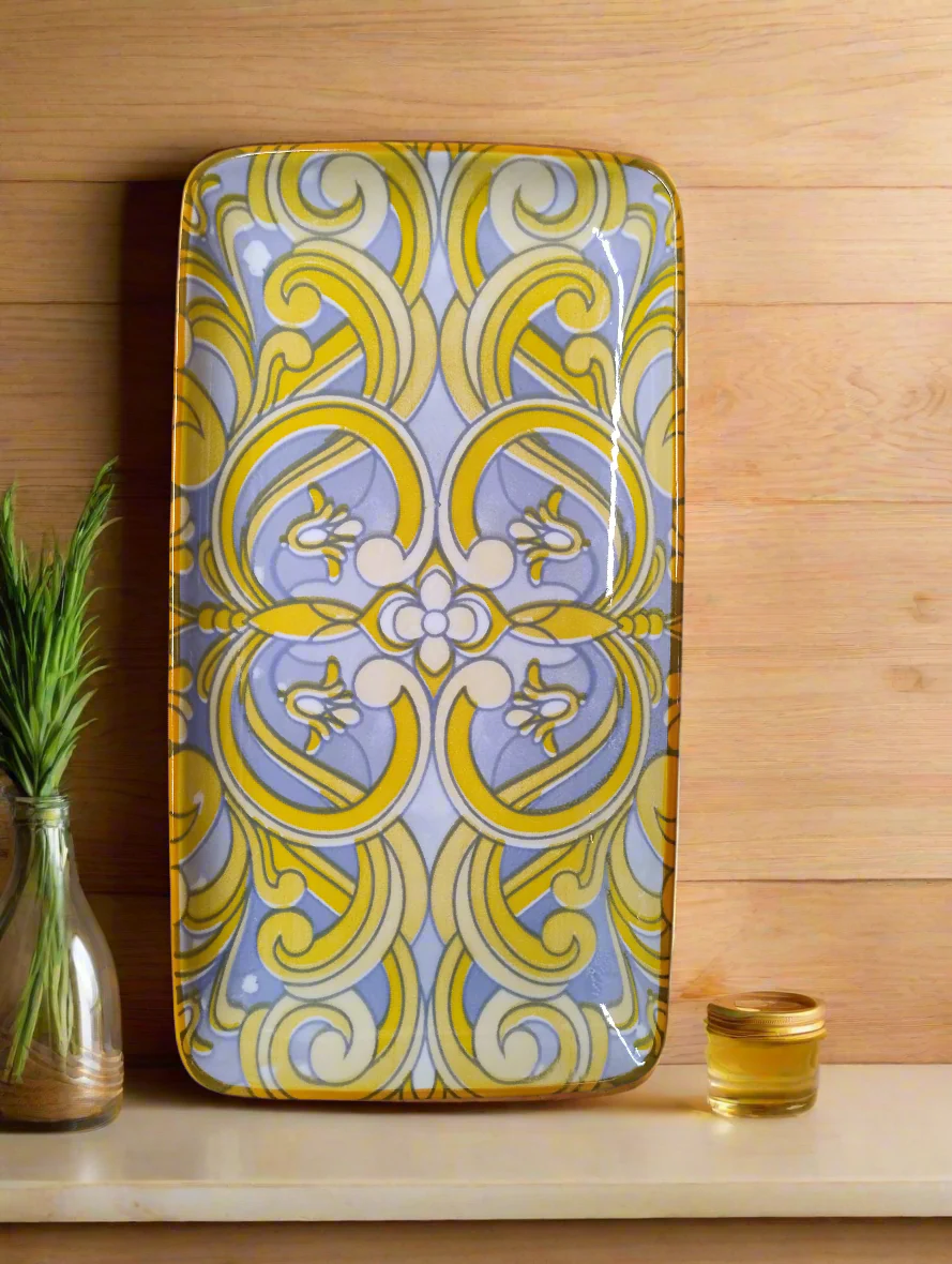 Moroccan Style Rectangle Platter - 20.5 cm - Image 4
