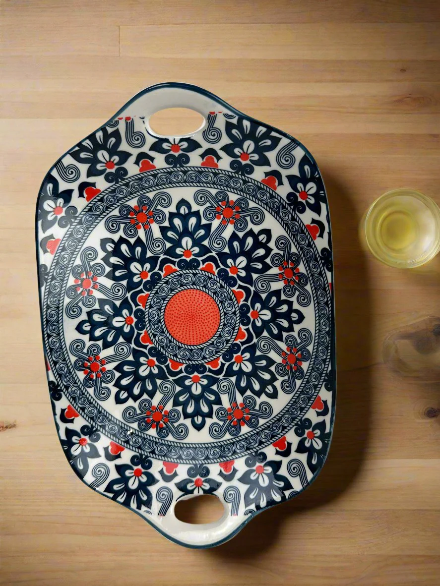 Moroccan Style 11-Inch Medium Platter - Image 3