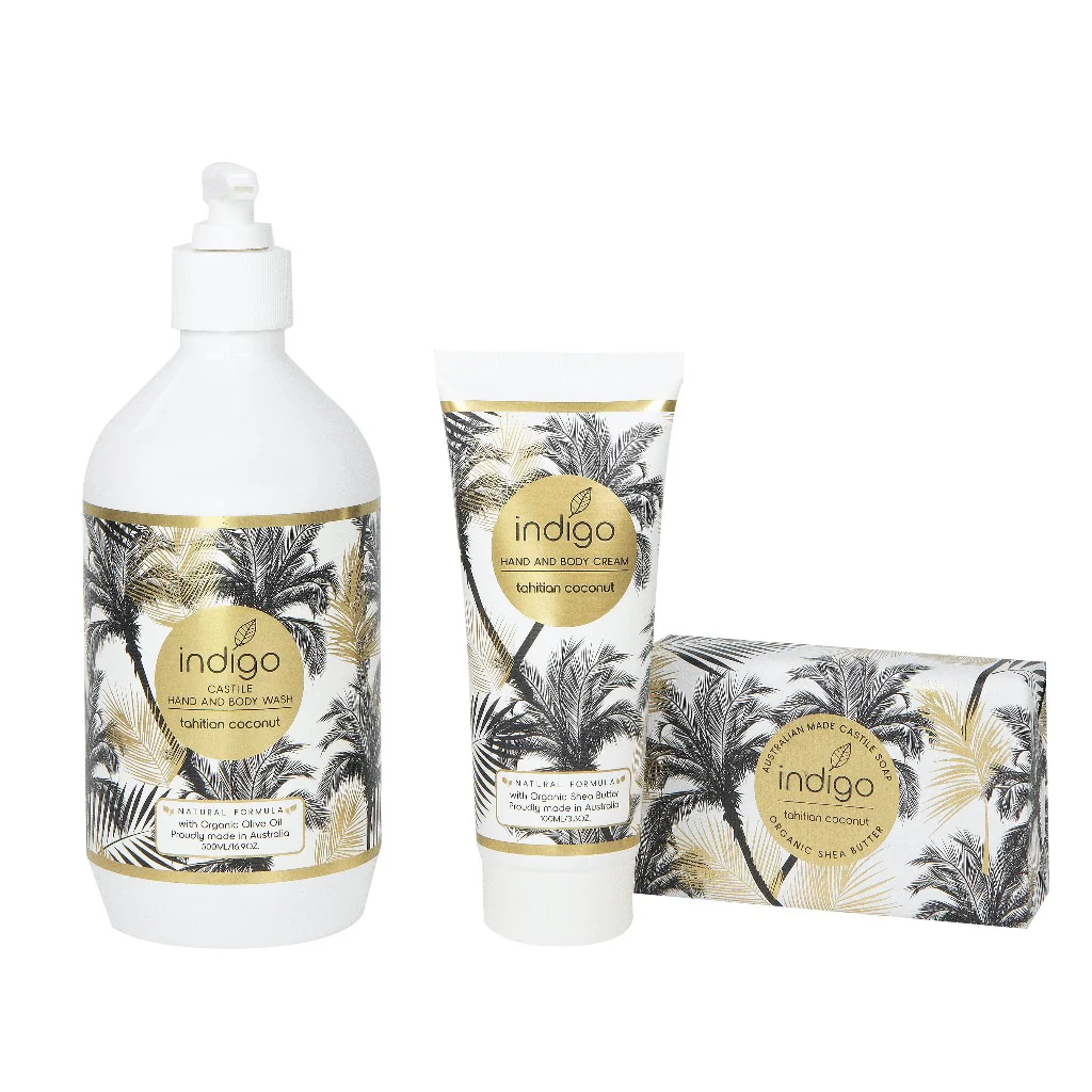 Organic Olive Oil Hand & Body Wash in Tahitian Coconut 500ml - Image 4