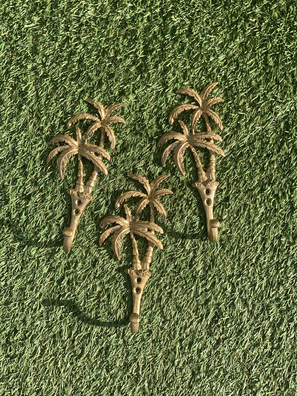Palm Brass Wall Hook - Image 7