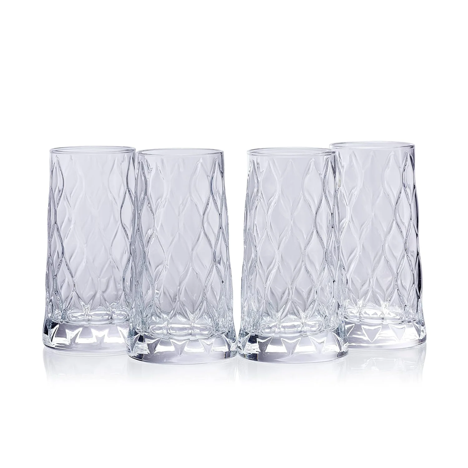 Pasabahce Leafy Long Drinking Glass 83x150mm/350ml (Box of 4) - Image 4