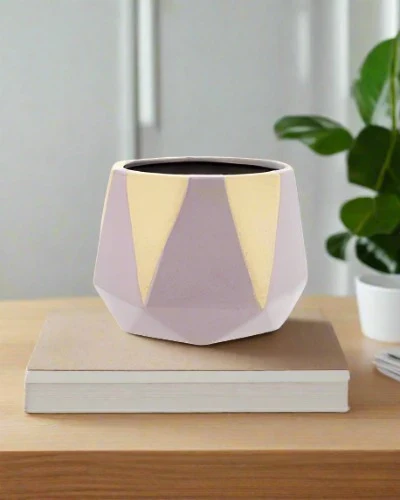 Calico Planter Pink Pot - Image 5