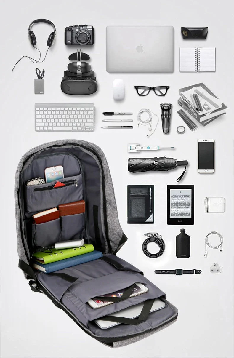 Anti-Theft 18L Laptop Backpack - Image 5