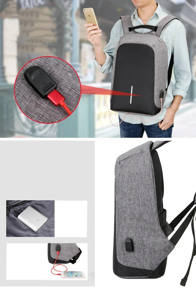 Anti-Theft 18L Laptop Backpack - Image 8