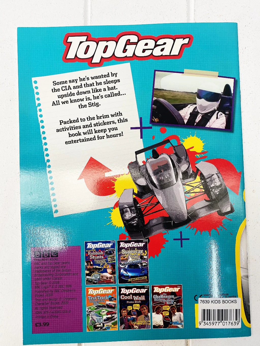 TopGear The Stig - Sticker Activity Book - Image 3